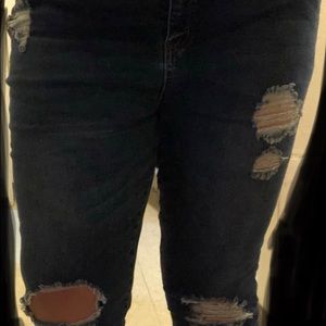 Refuge plus size distressed denim skinny jeans